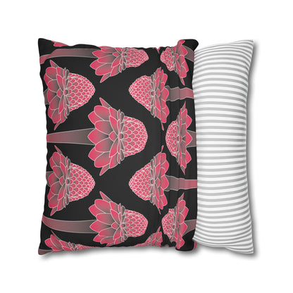 Pink Ginger Pillowcase (BlacK)