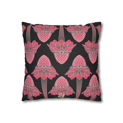 Pink Ginger Pillowcase (BlacK)