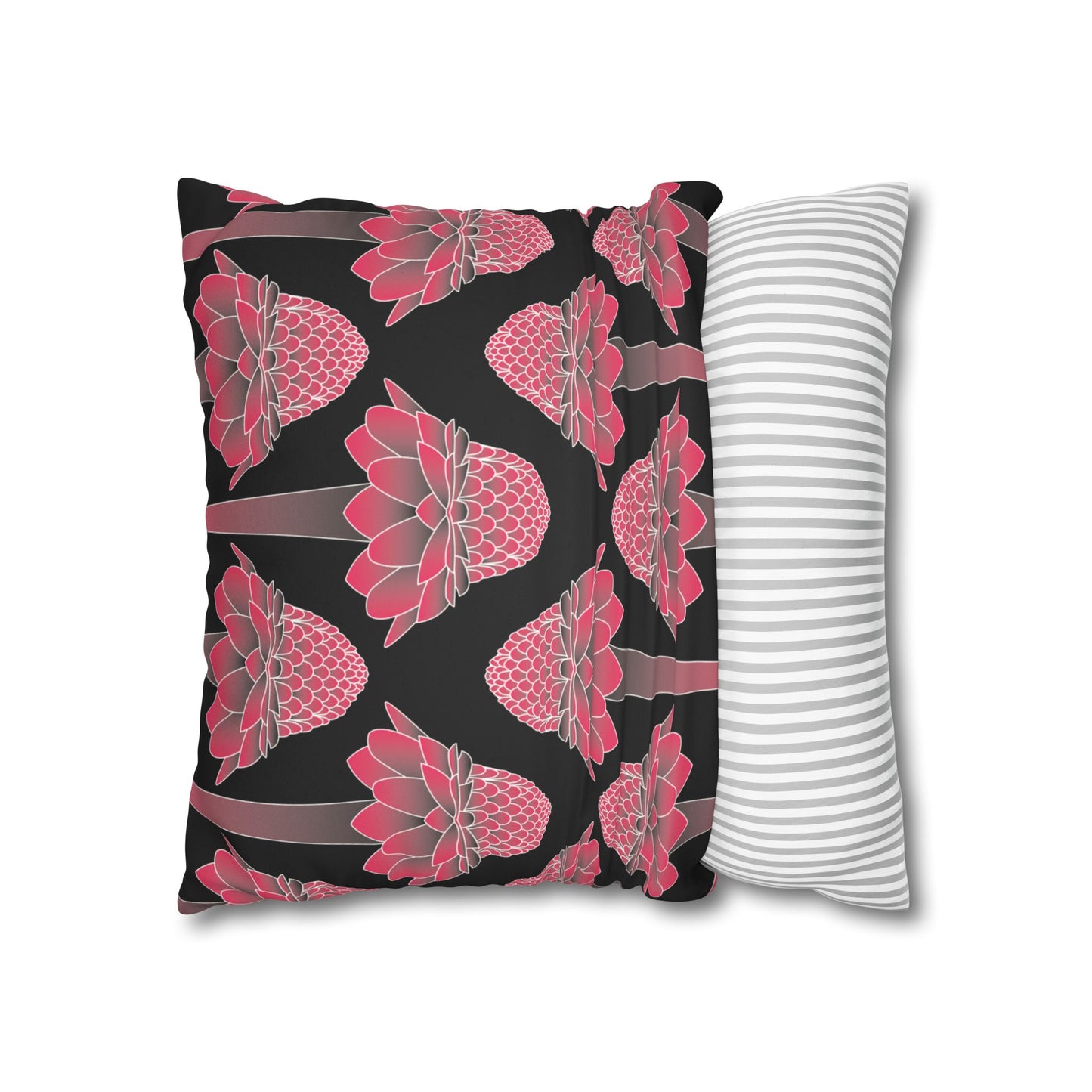 Pink Ginger Pillowcase (BlacK)