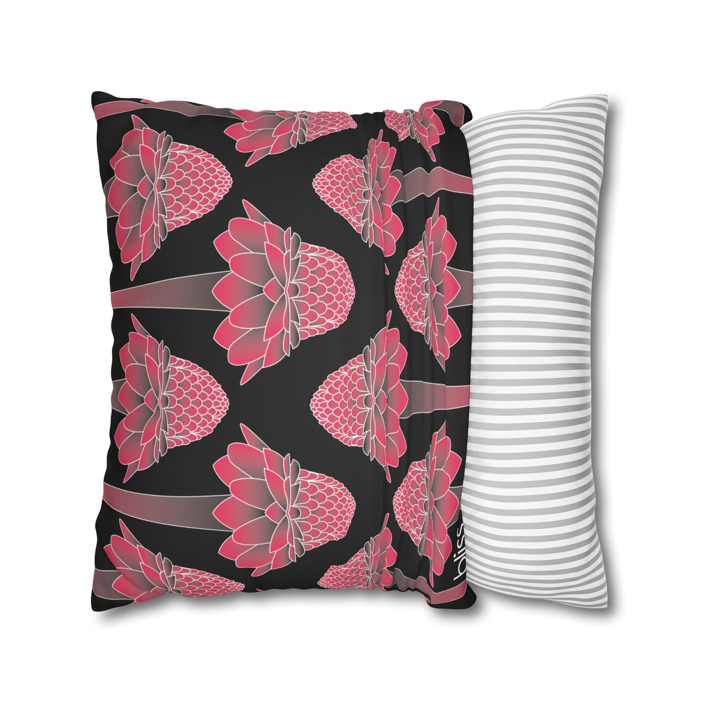 Pink Ginger Pillowcase (BlacK)