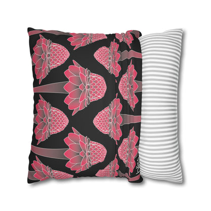 Pink Ginger Pillowcase (BlacK)