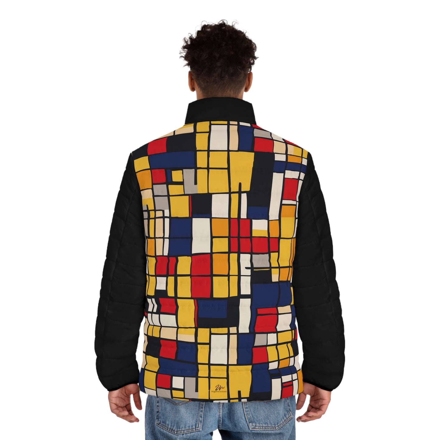 Mondrian Men's Puffer Jacket