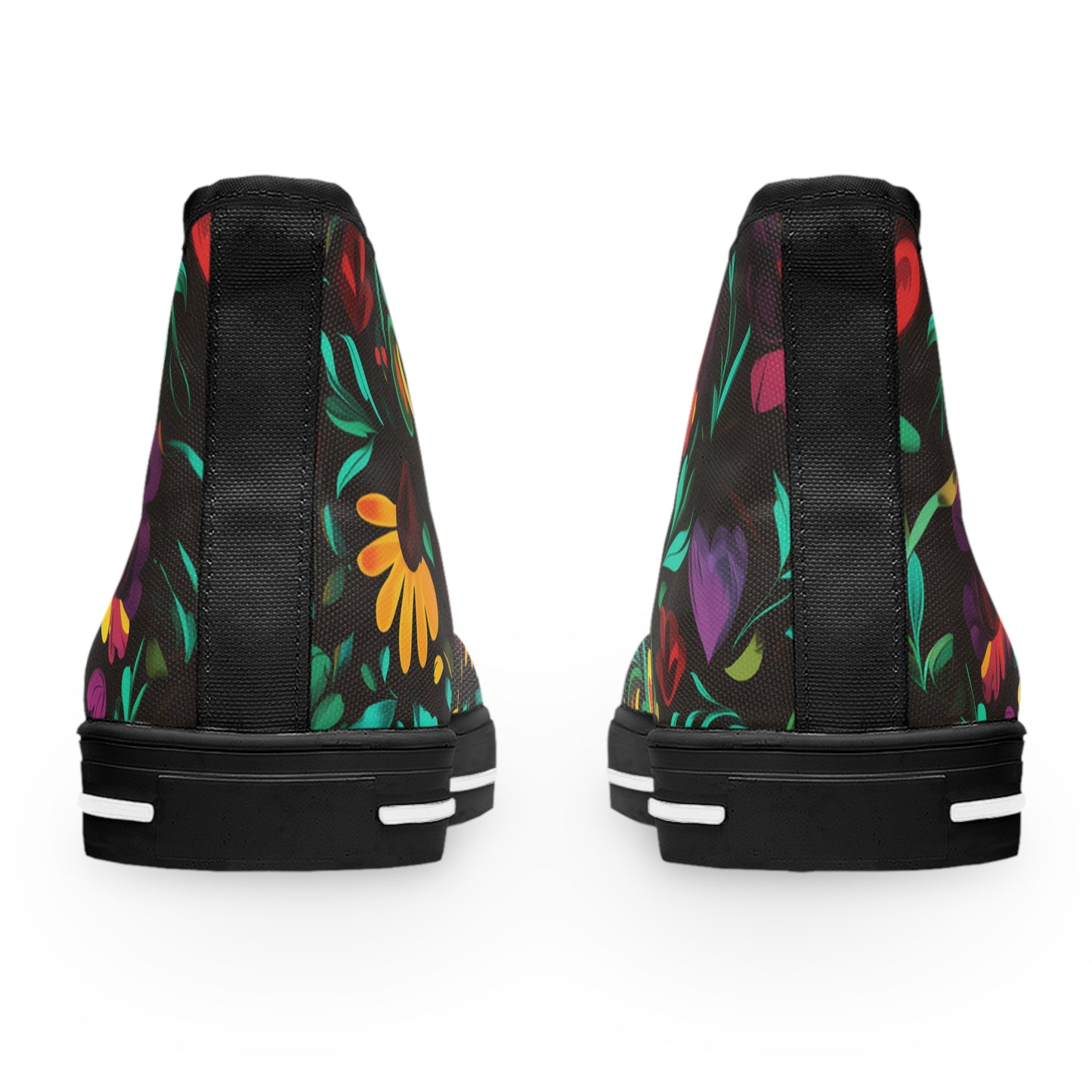 Midnight Fiesta Women's High Top Sneakers