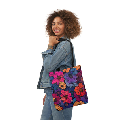 Vivid Blossoms Tote Bag