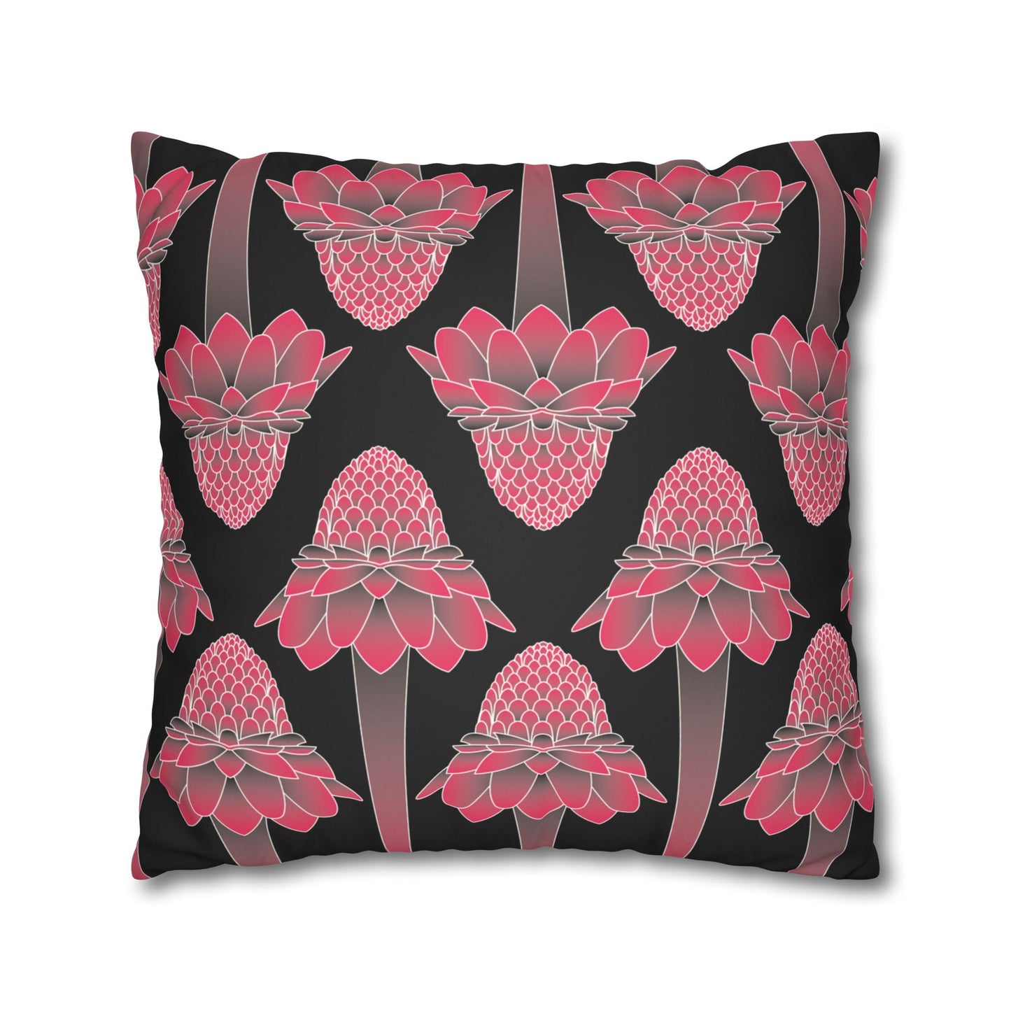Pink Ginger Pillowcase (BlacK)