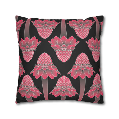 Pink Ginger Pillowcase (BlacK)