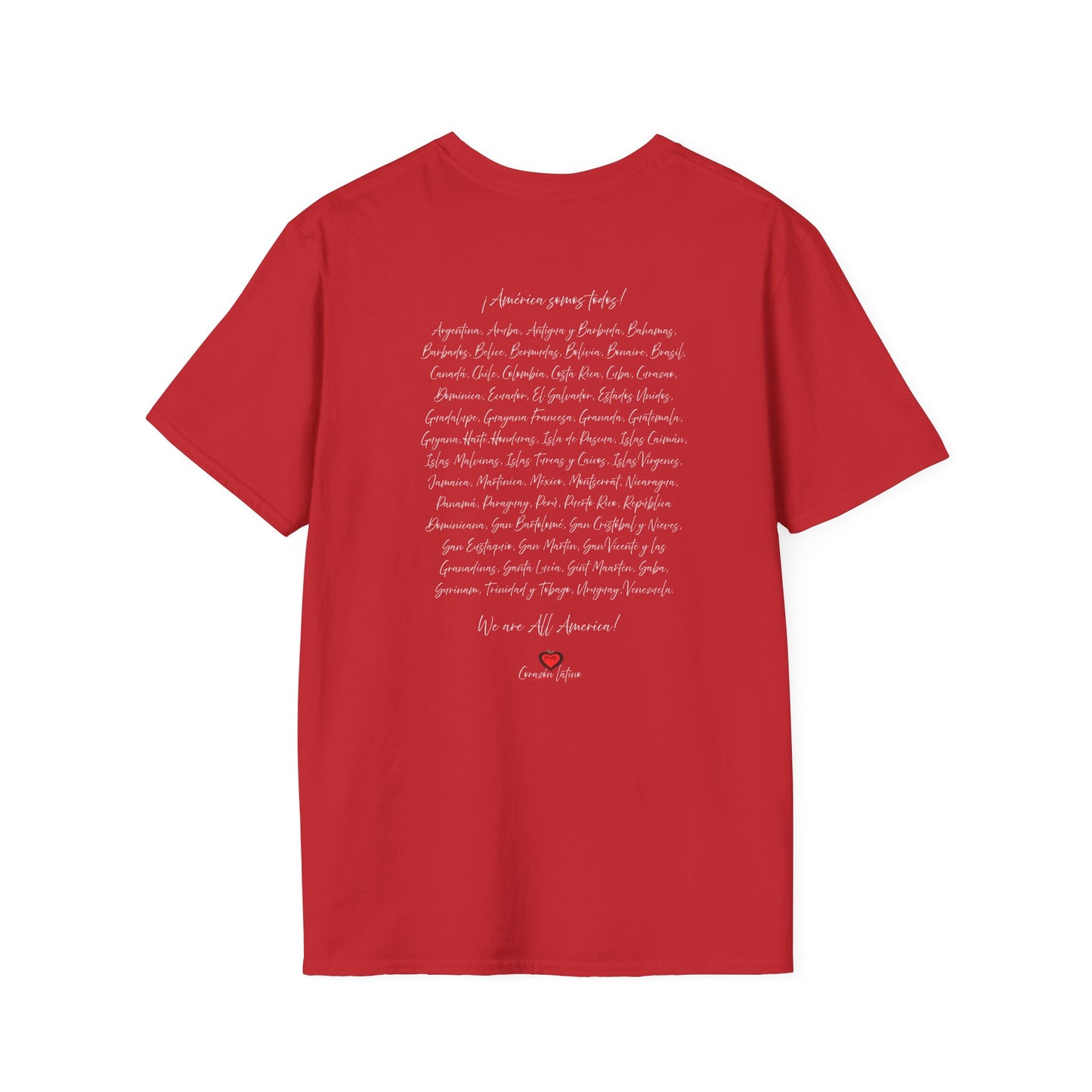 Una Voz / One Voice Unisex Softstyle T-Shirt