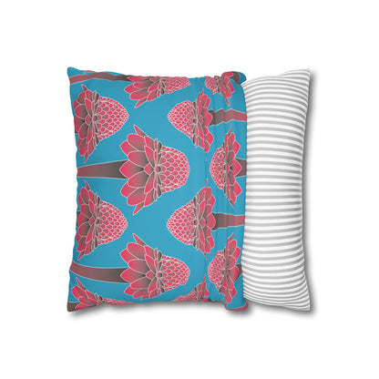 Turquoise Ginger Pillowcase