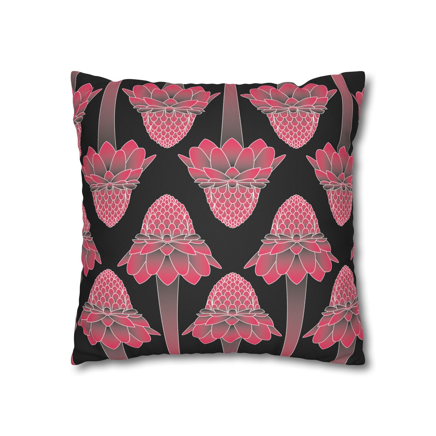 Pink Ginger Pillowcase (BlacK)