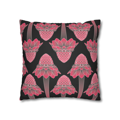 Pink Ginger Pillowcase (BlacK)