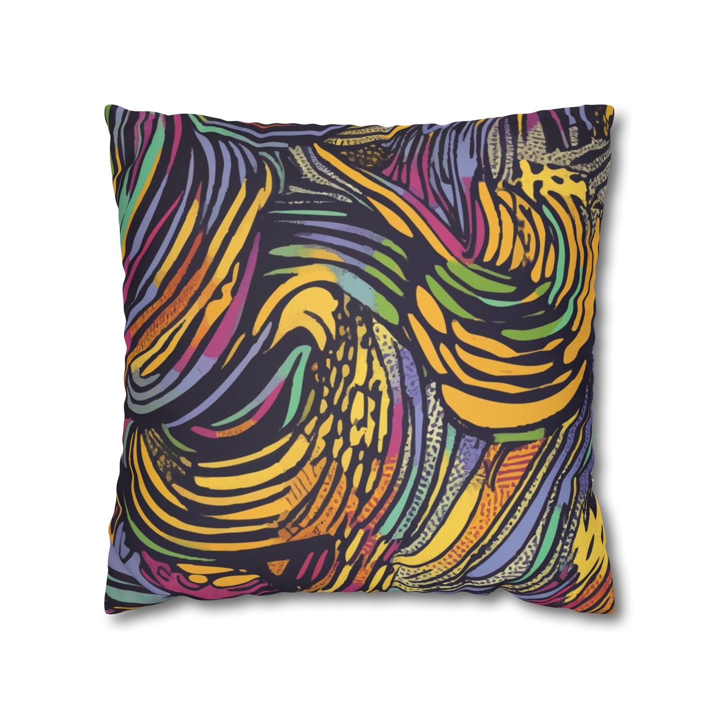 Pop Art Waves Pillowcase