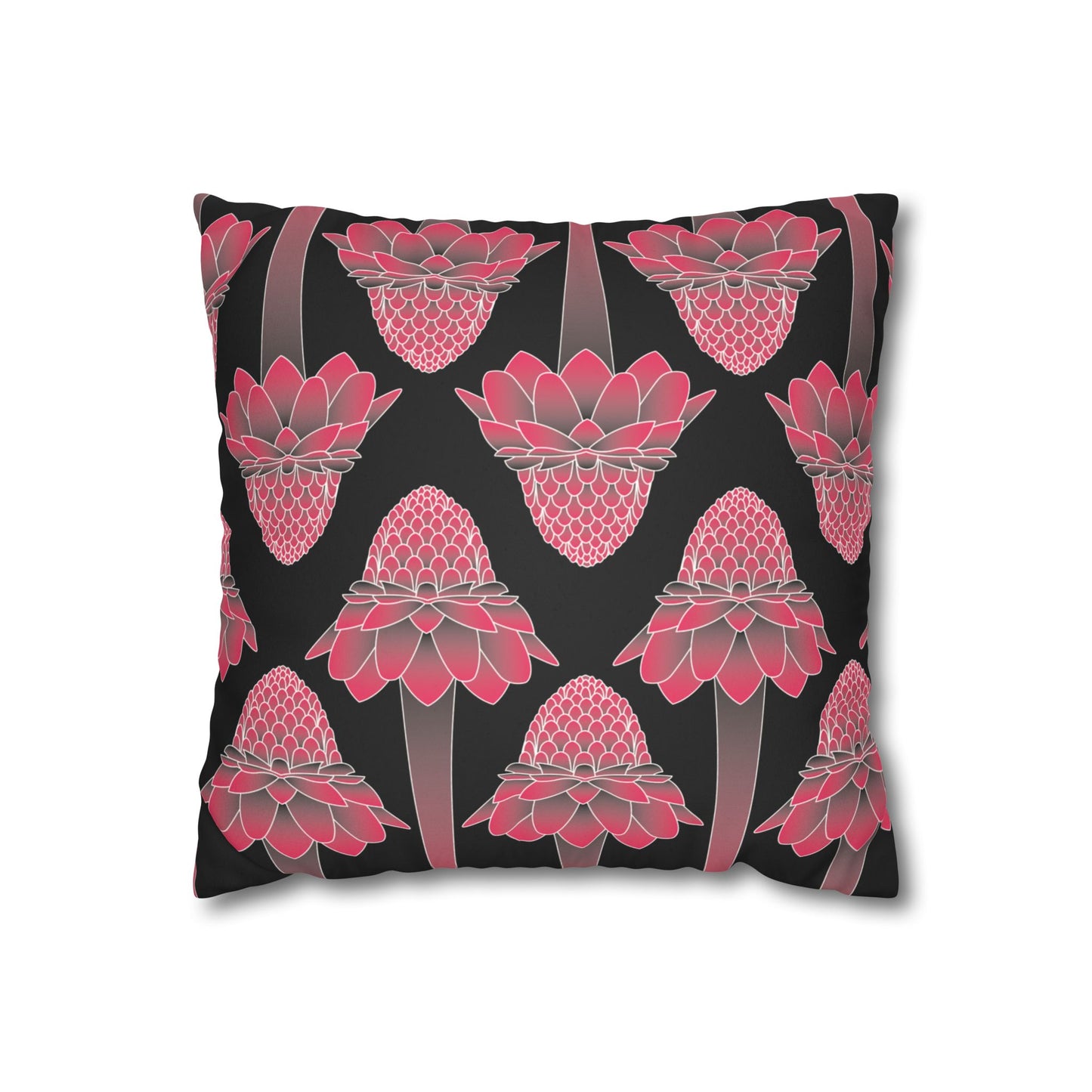 Pink Ginger Pillowcase (BlacK)