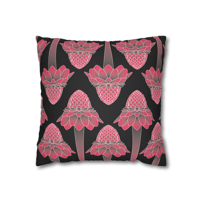 Pink Ginger Pillowcase (BlacK)