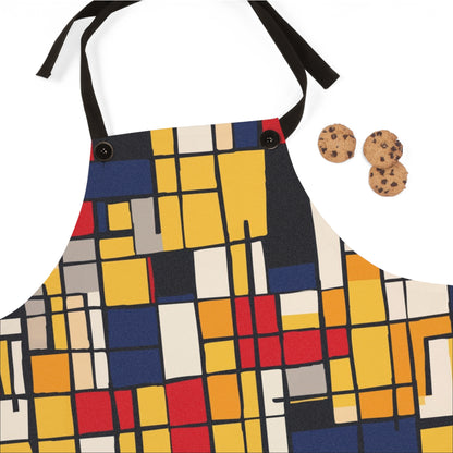 Mondrian-Inspired Apron