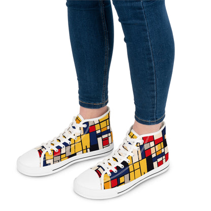 Mondrian Women's High Top Sneakers