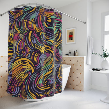 Pop Art Flow Shower Curtains