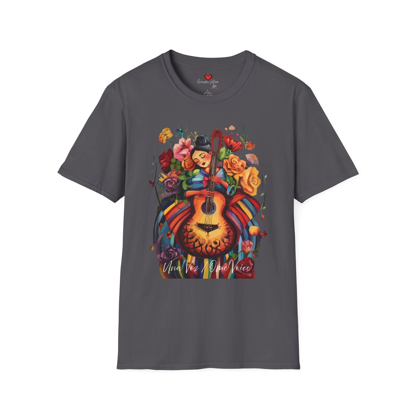 Una Voz / One Voice Unisex Softstyle T-Shirt