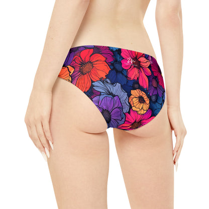 Vivid Blossom Strappy Bikini Set