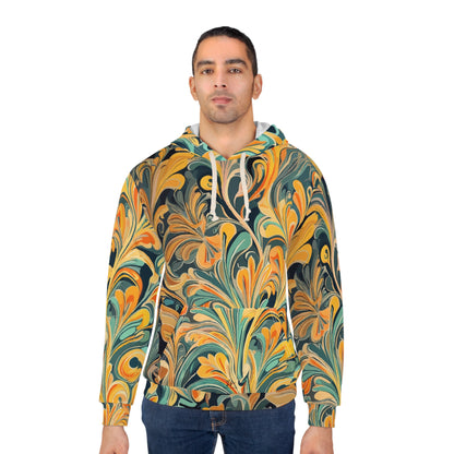 Golden Swirl Unisex Pullover Hoodie