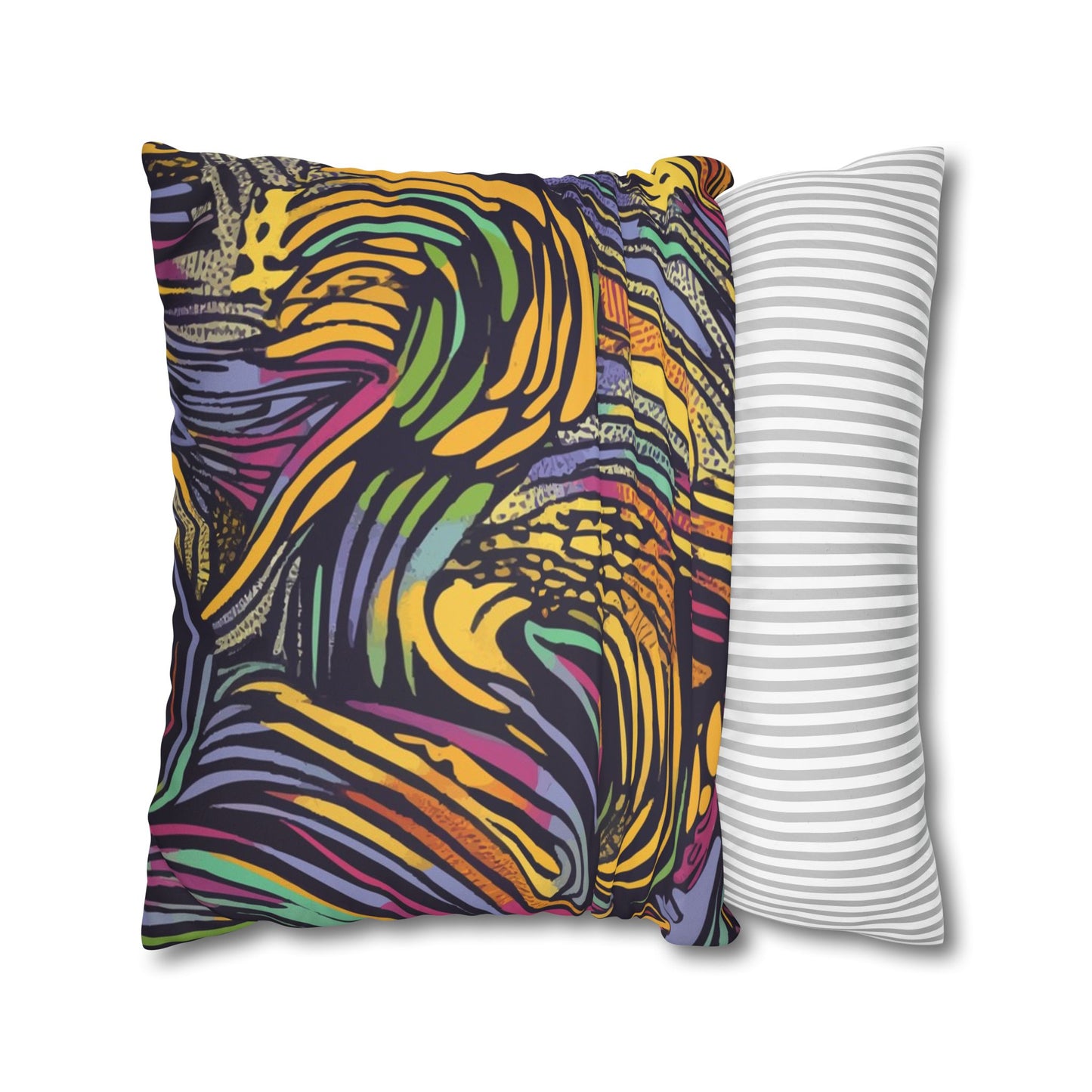 Pop Art Waves Pillowcase
