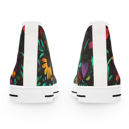 Midnight Fiesta Women's High Top Sneakers