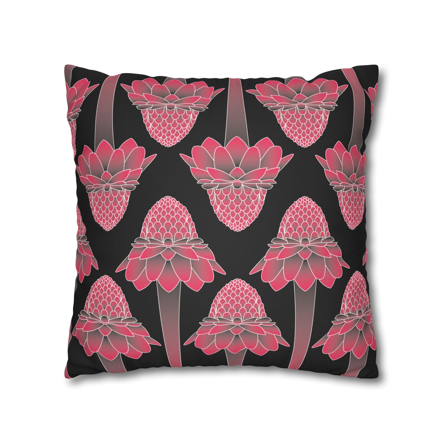 Pink Ginger Pillowcase (BlacK)