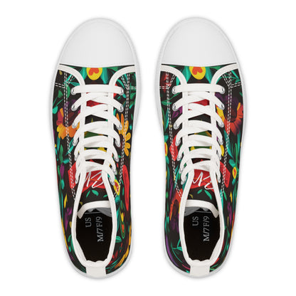 Midnight Fiesta Women's High Top Sneakers