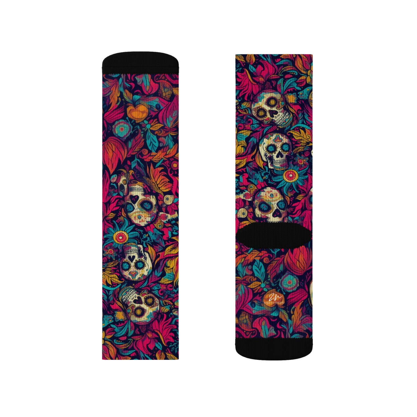 Crazy Calacas Sublimation Socks