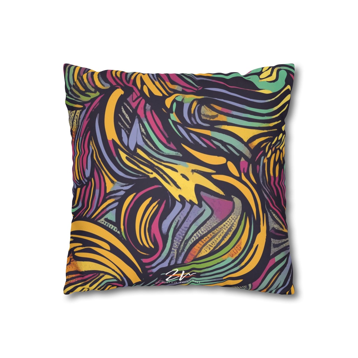 Pop Art Waves Pillowcase