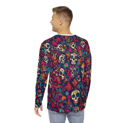 Crazy Calacas Long Sleeve Shirt for men