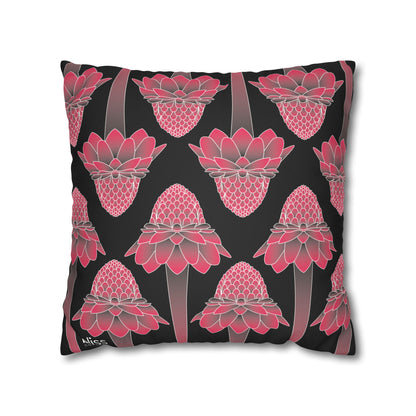 Pink Ginger Pillowcase (BlacK)