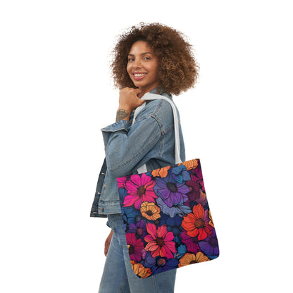 Vivid Blossoms Tote Bag