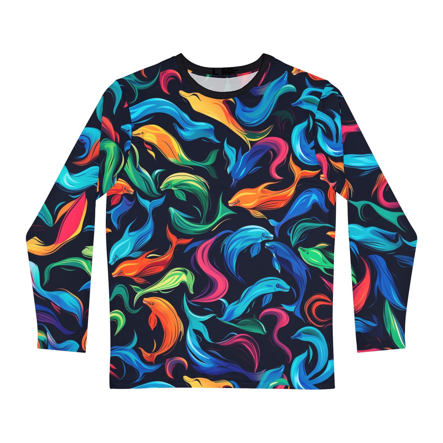 Vincent's Dolphins Long Sleeve Shirt For Men