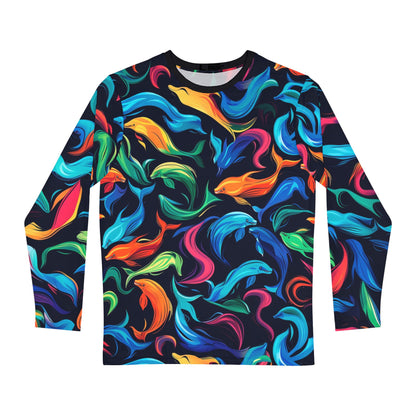 Vincent's Dolphins Long Sleeve Shirt For Men