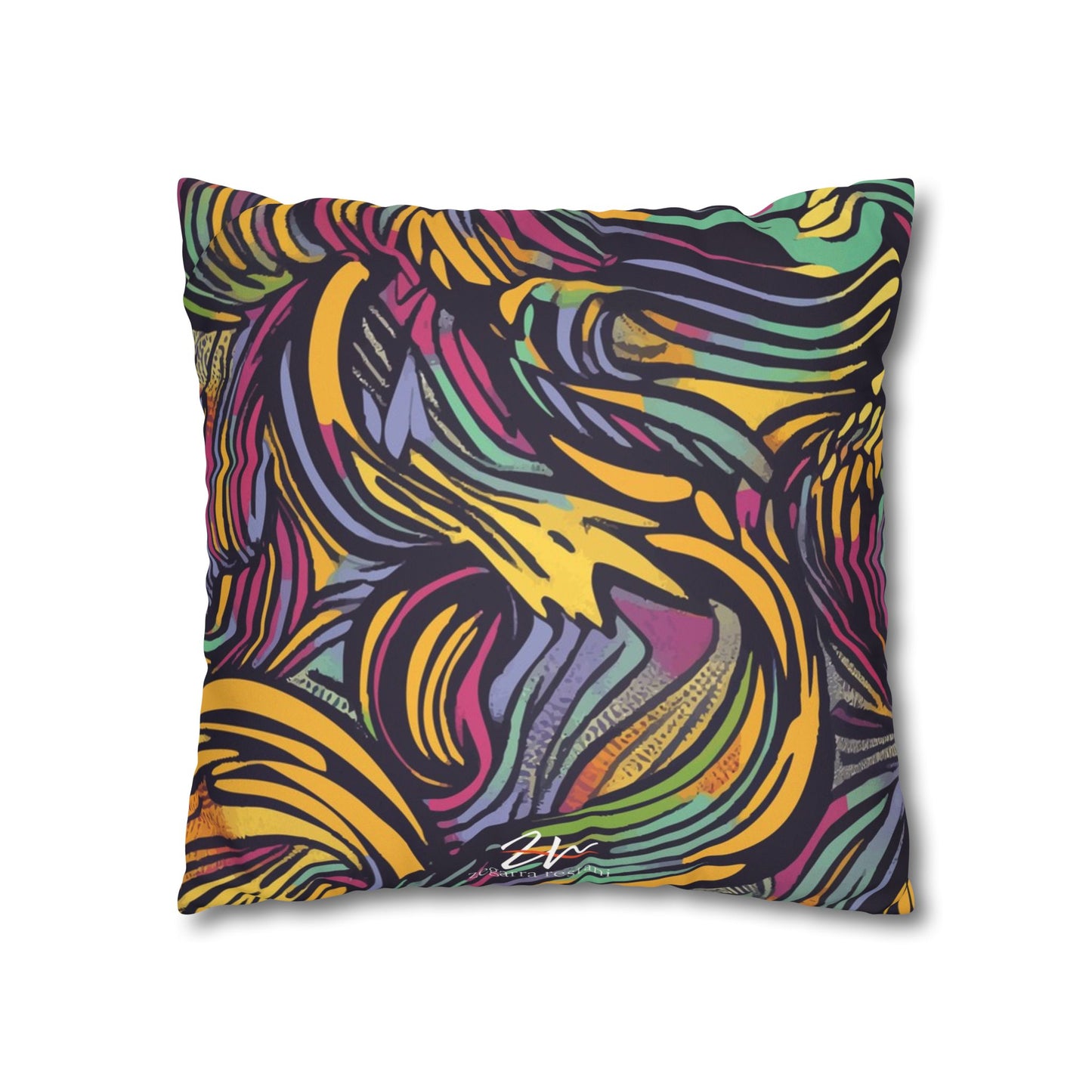 Pop Art Waves Pillowcase