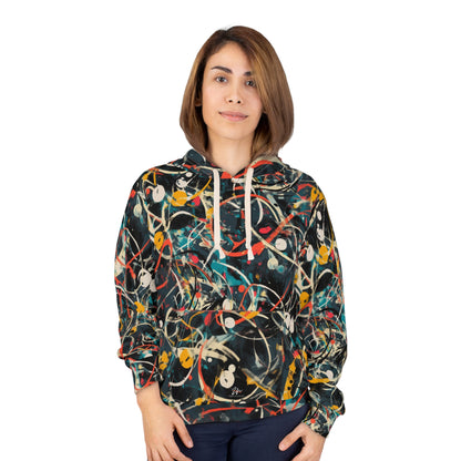 Pollock-Inspired Unisex Pullover Hoodie