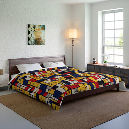 Mondrian-Inspired Comforter