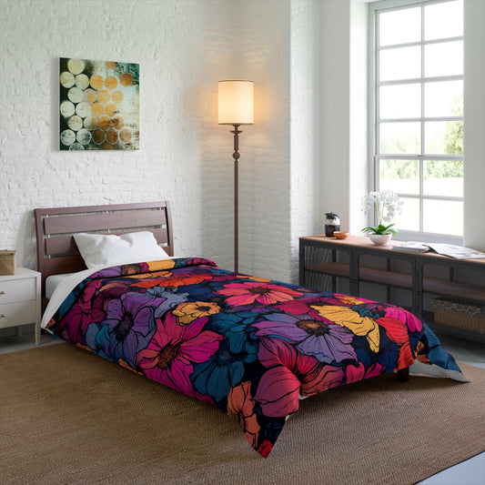 Vivid Blossoms Comforter