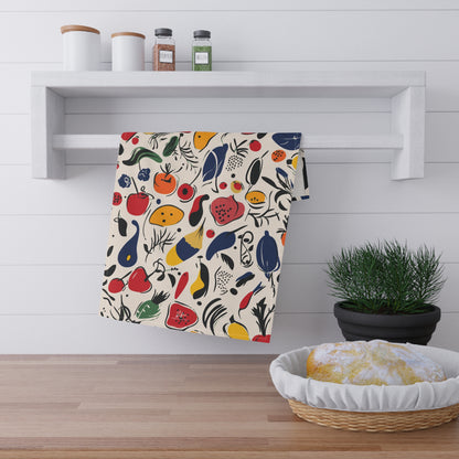 Abstract Harvest Tea TowelsTea Towels