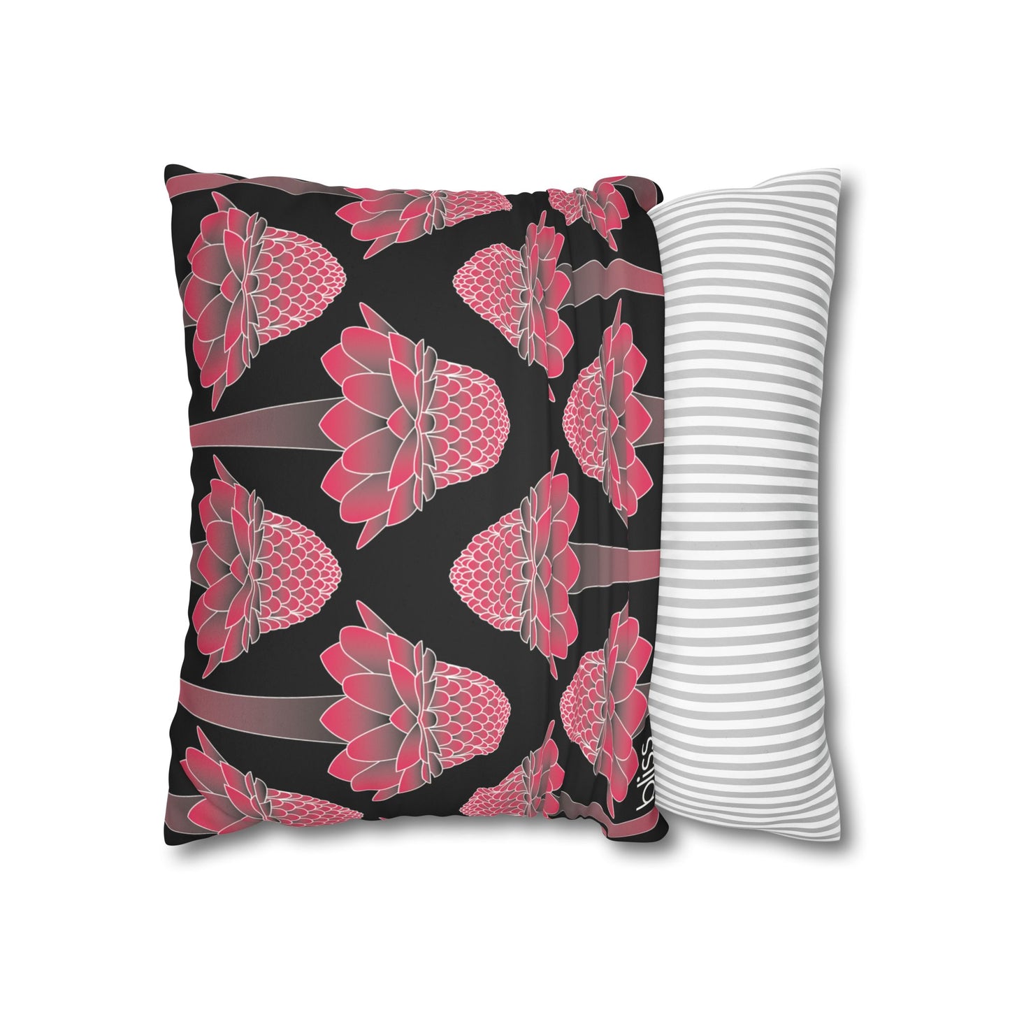 Pink Ginger Pillowcase (BlacK)