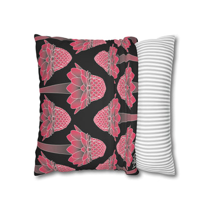 Pink Ginger Pillowcase (BlacK)