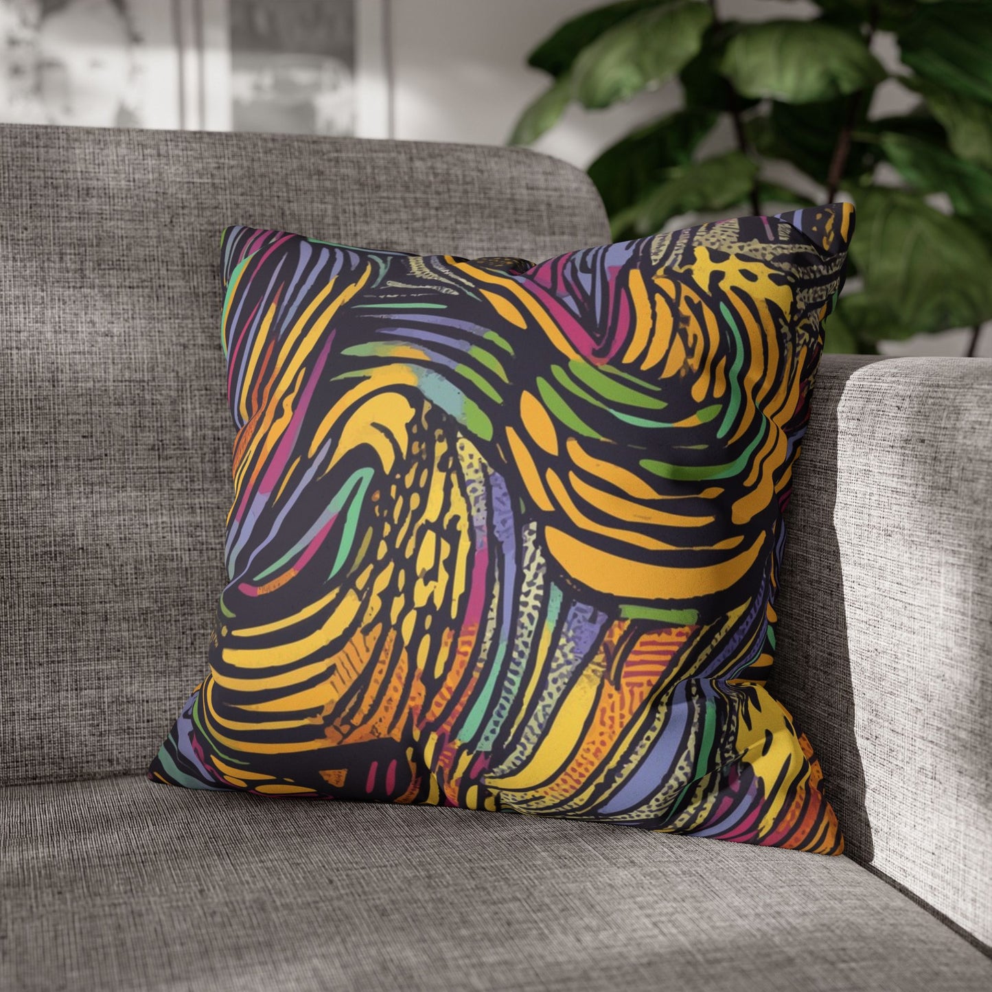Pop Art Waves Pillowcase