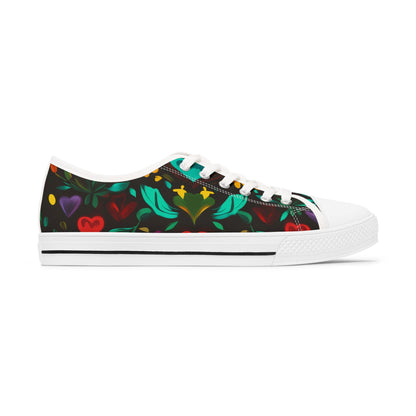 Midnight Fiesta Women's Low Top Sneakers
