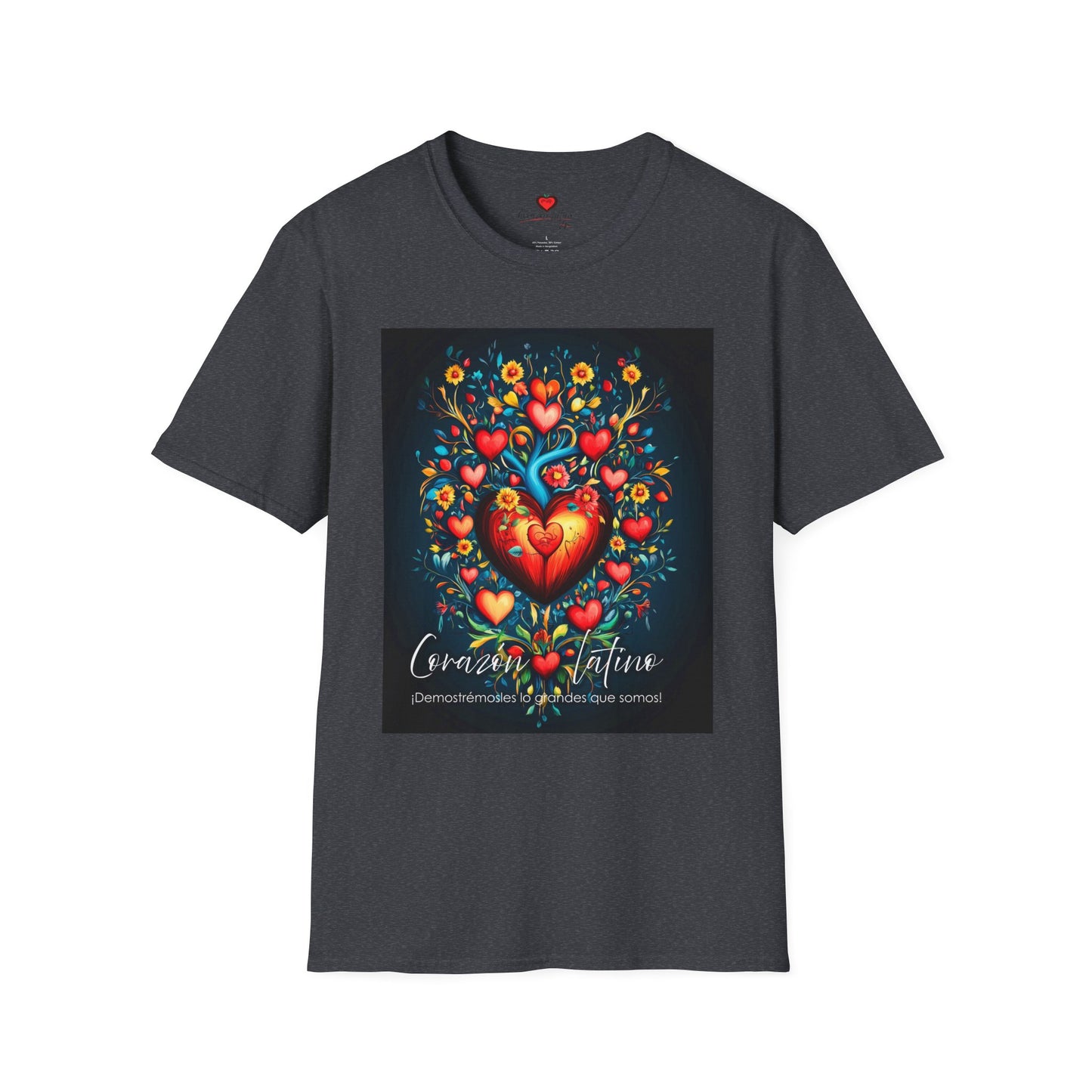 Corazón Latino 2 Unisex Softstyle T-Shirt