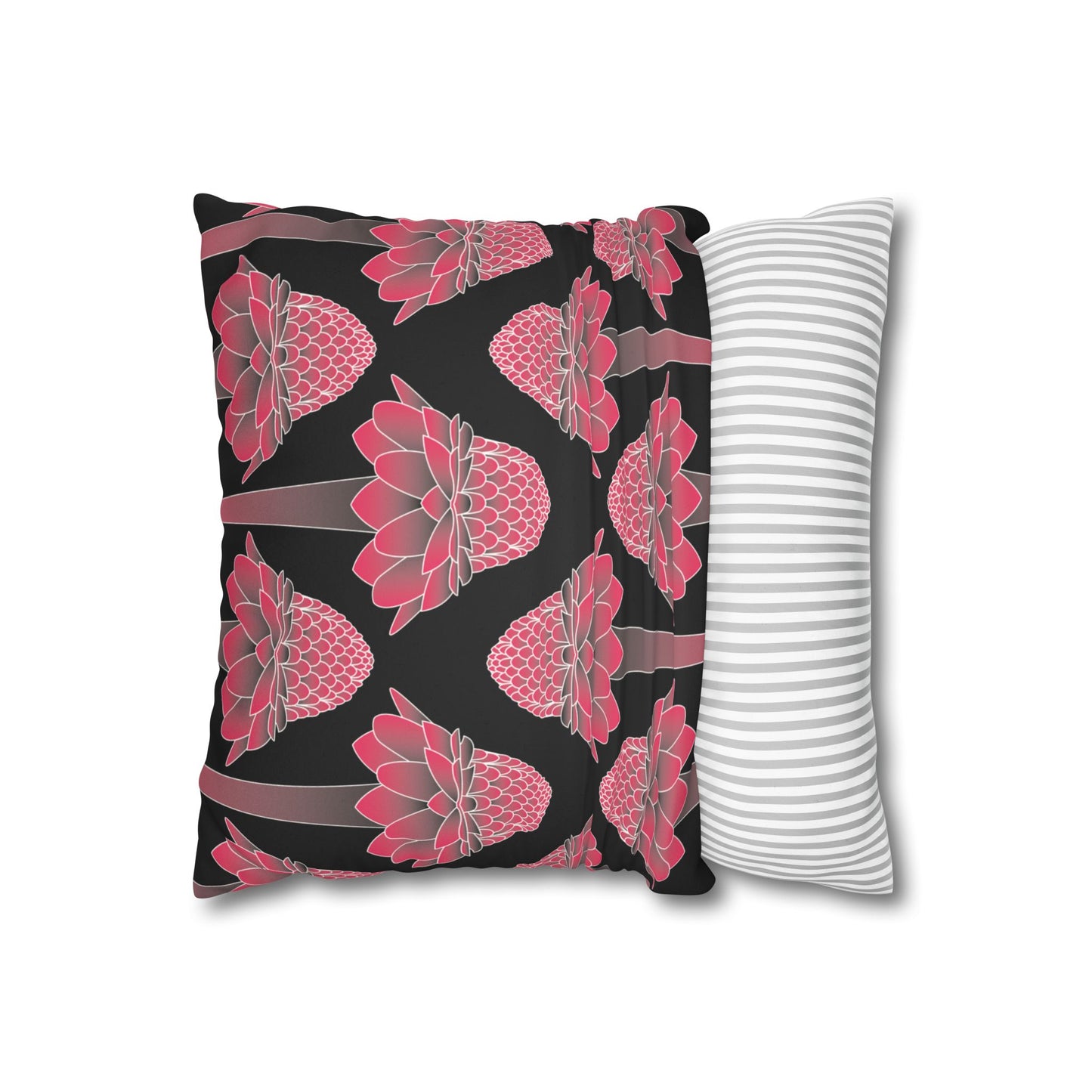 Pink Ginger Pillowcase (BlacK)