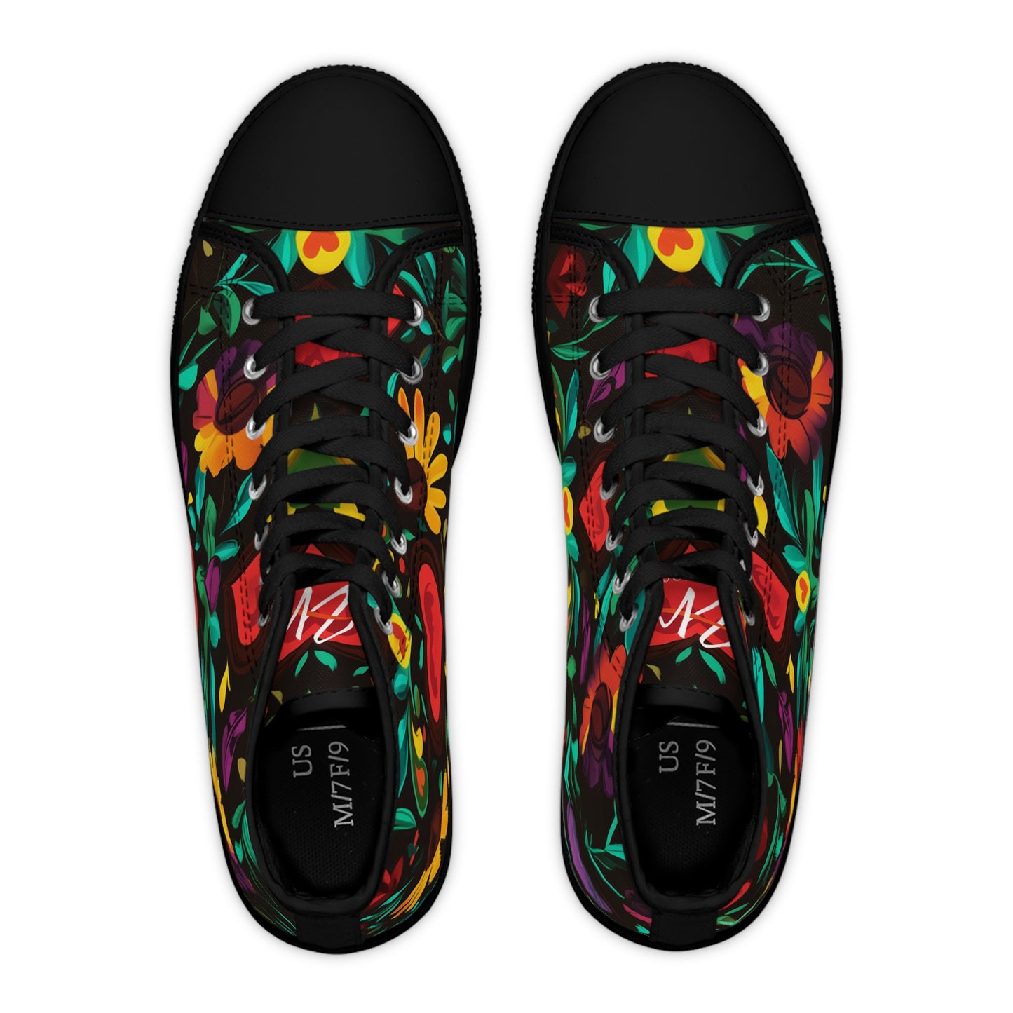 Midnight Fiesta Women's High Top Sneakers