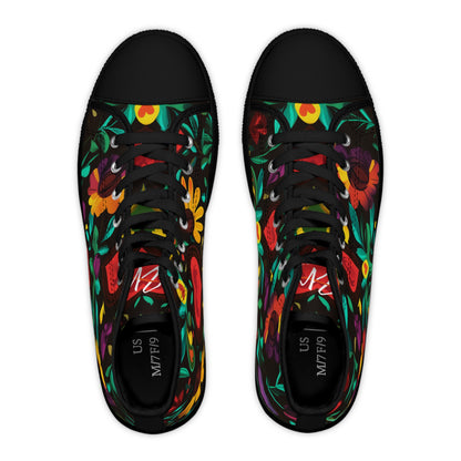 Midnight Fiesta Women's High Top Sneakers